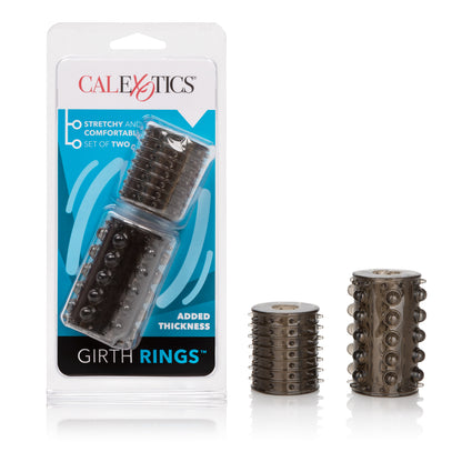CalExotics Silicone Girth Rings – Stretch Enhancement Support – Gray