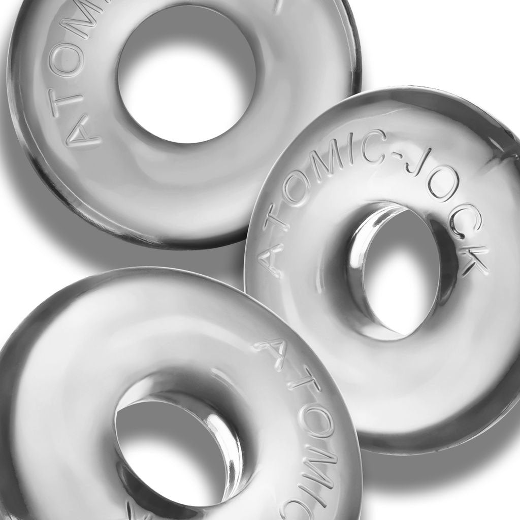 Oxballs Ringer Max 3-Pack – Clear Rubber Rings for Enhanced Support