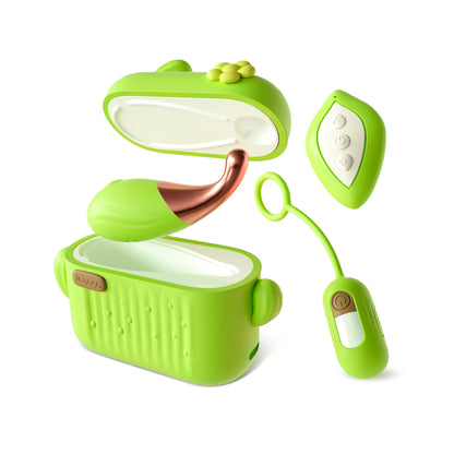 Blush Blooming Bliss Mini Vibes Set - Green - 2 Vibrators with Travel Case