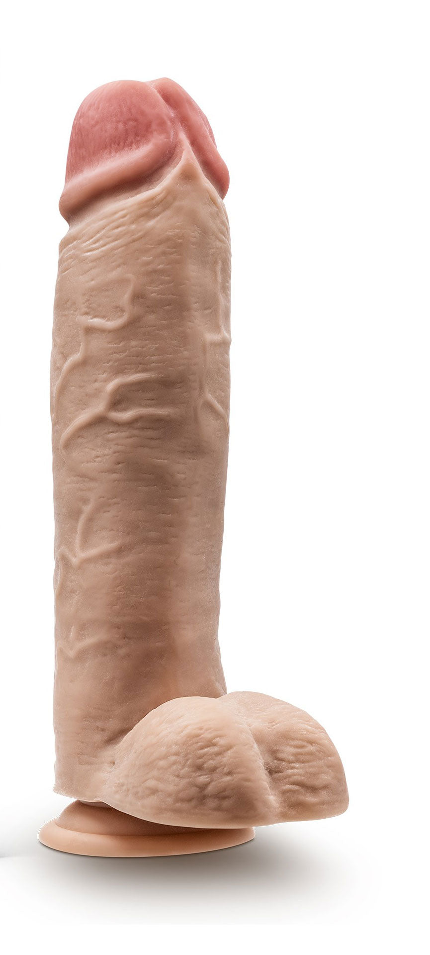 Dr. Skin Mr. Mister 10.5 Inch Dildo with Suction Cup Base - Beige