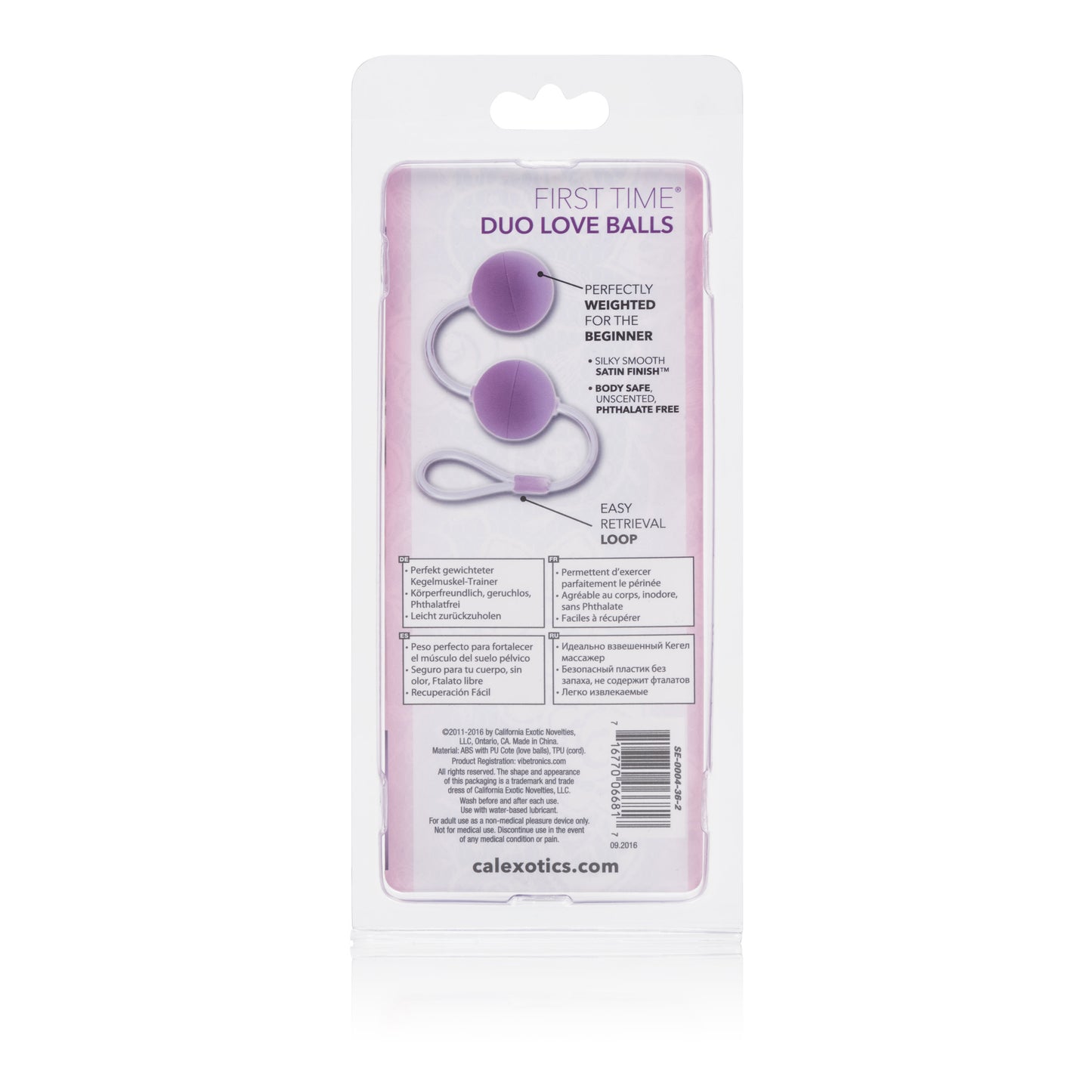 CalExotics First Time Love Balls Duo Lovers – Purple