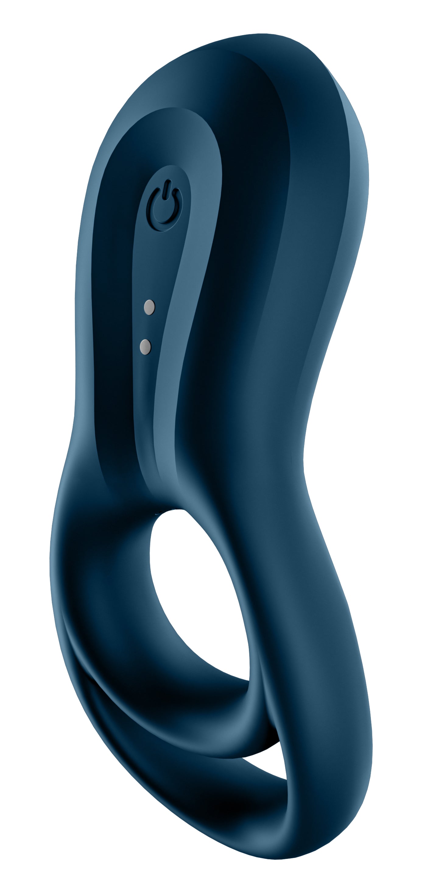 Satisfyer Epic Duo Penis Ring with Clitoral Stimulator – Dark Blue