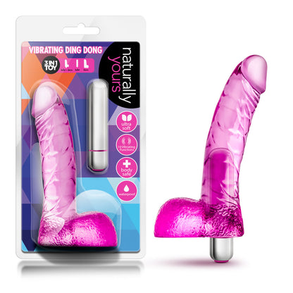 Blush Naturally Yours Vibrating Ding Dong Dildo - Pink - Multi-Function