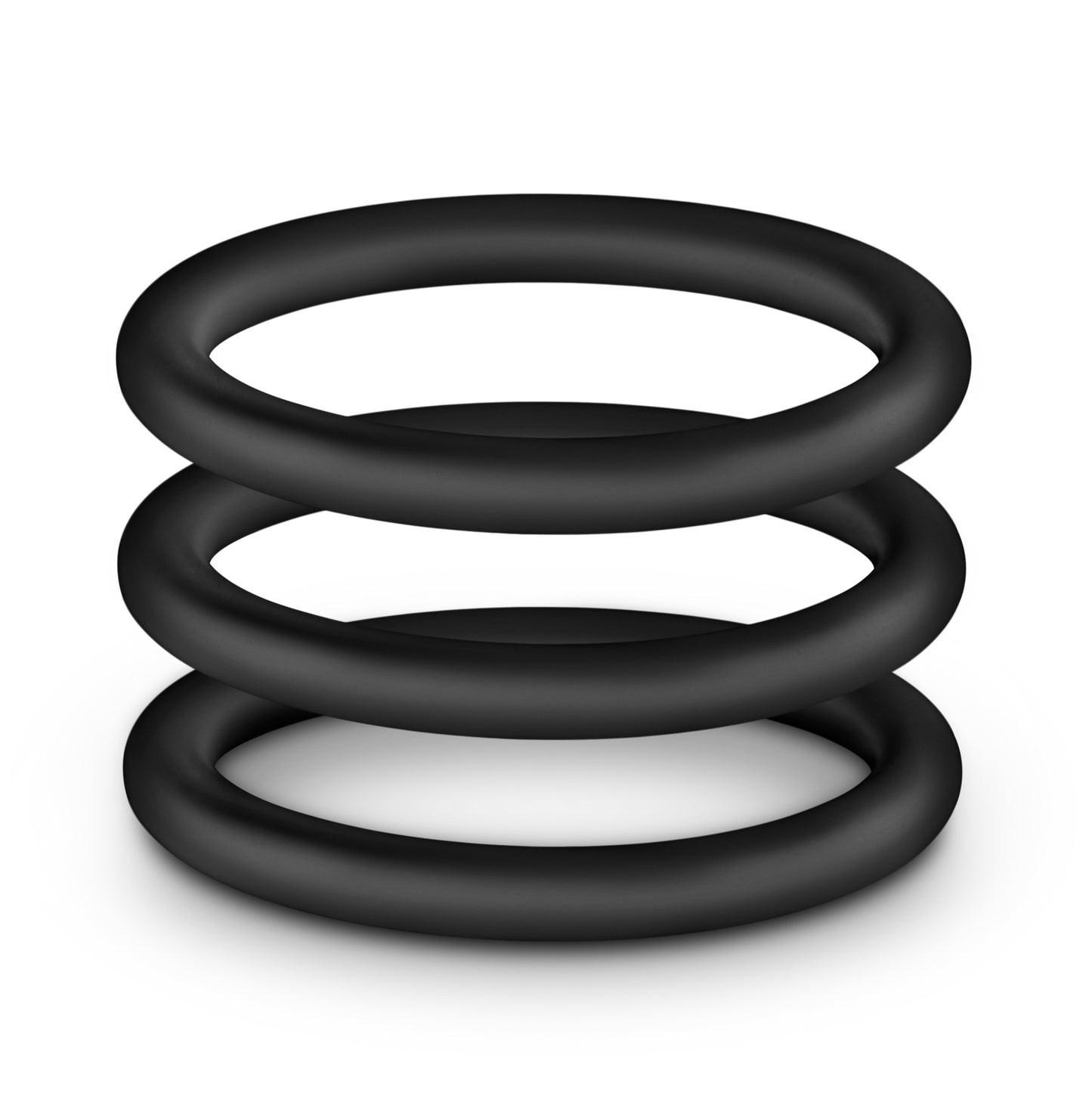 Blush Performance Vs3 Pure Premium Silicone Cockrings – Large – Black