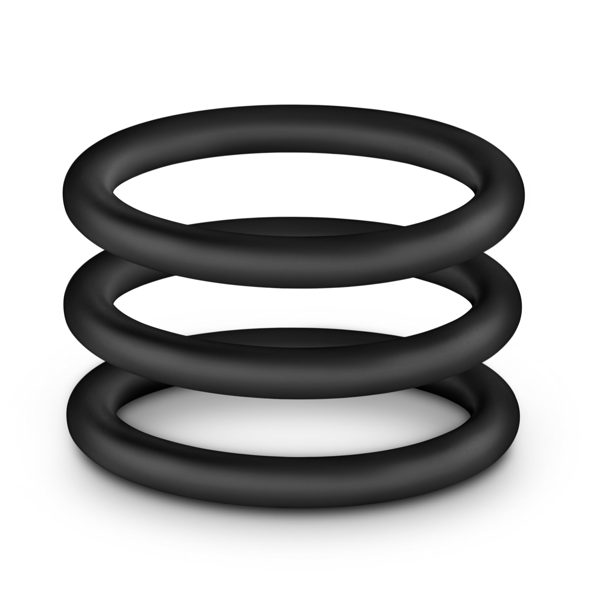 Blush Performance Vs3 Pure Premium Silicone Cockrings – Large – Black