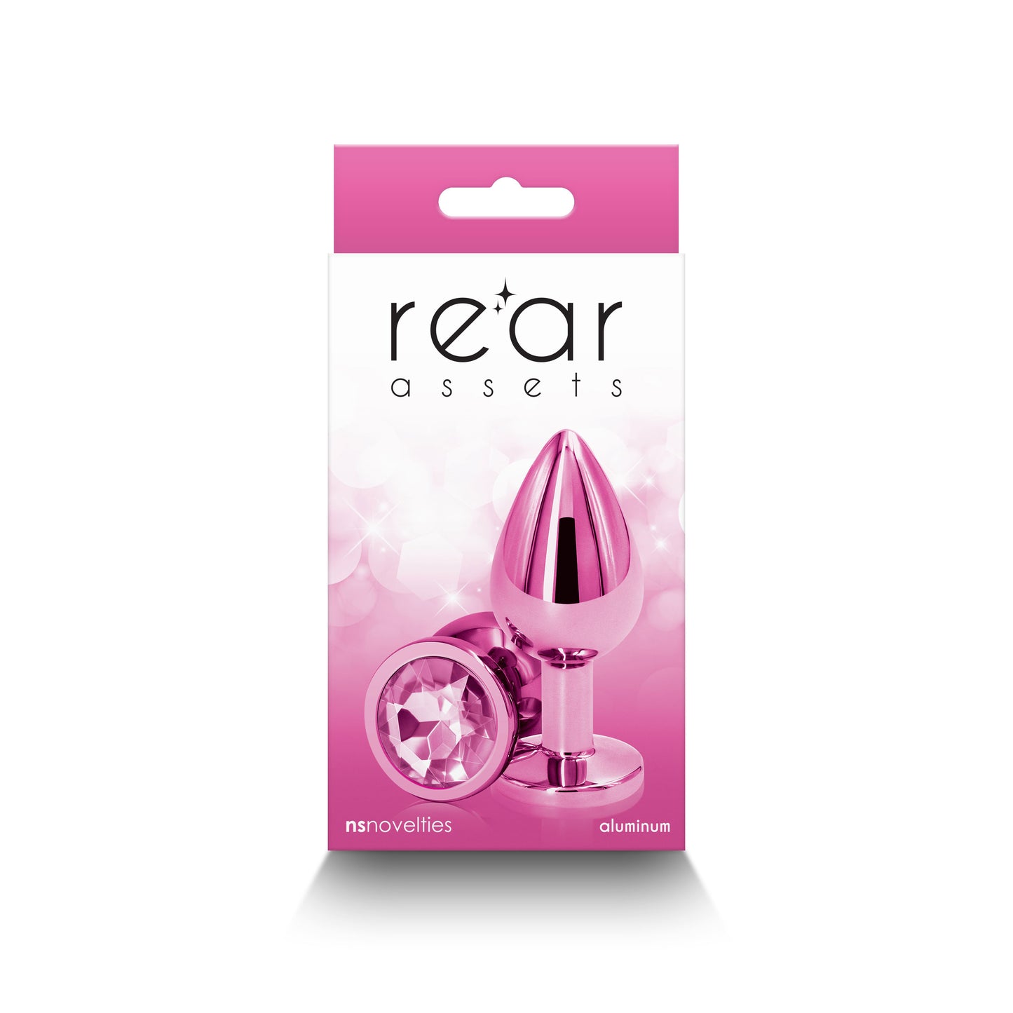 nsnovelties Rear Assets Medium Anal Toy – Pink