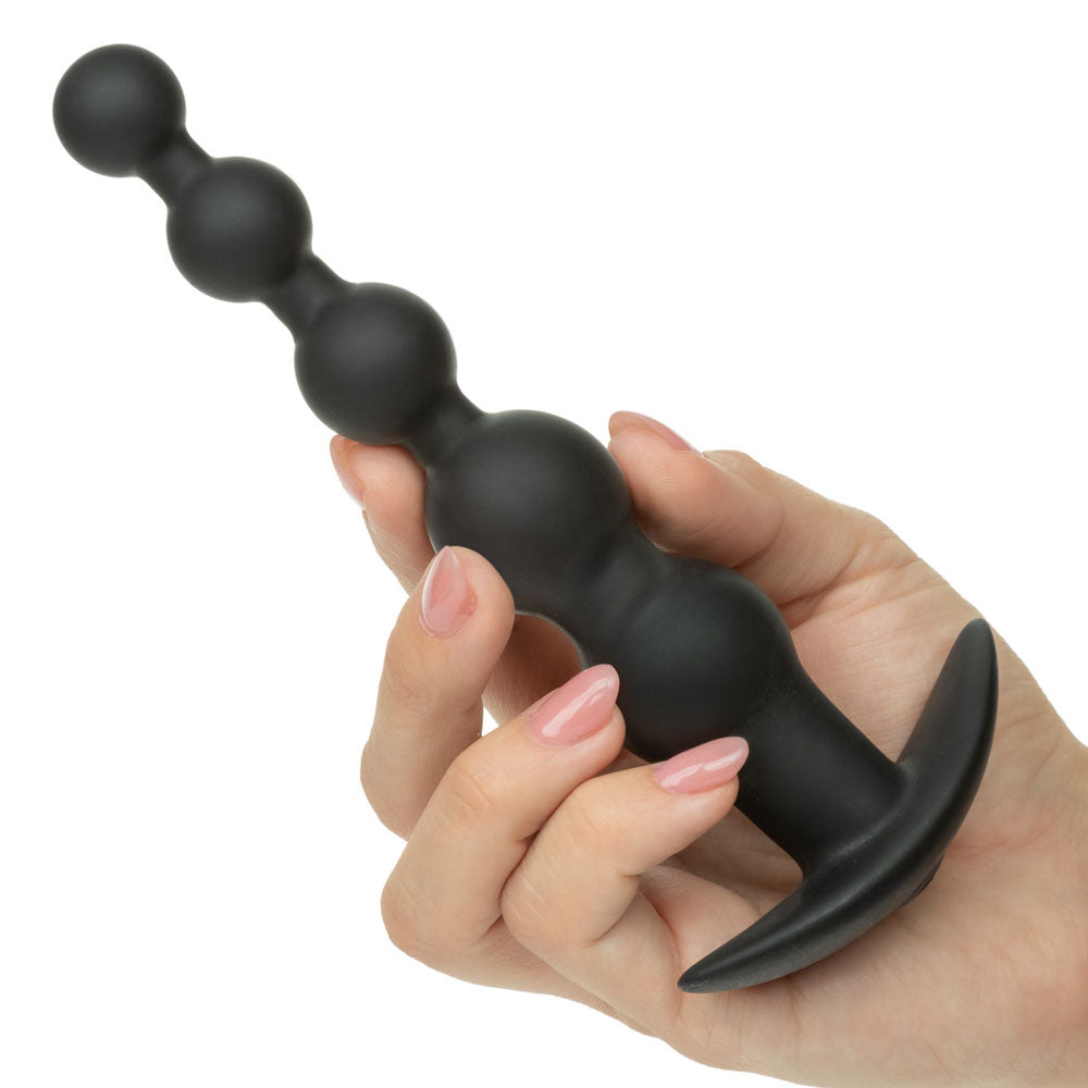 CalExotics Rechargeable X-5 Power Beads - Multi-Speed Vibrating Probe - Black