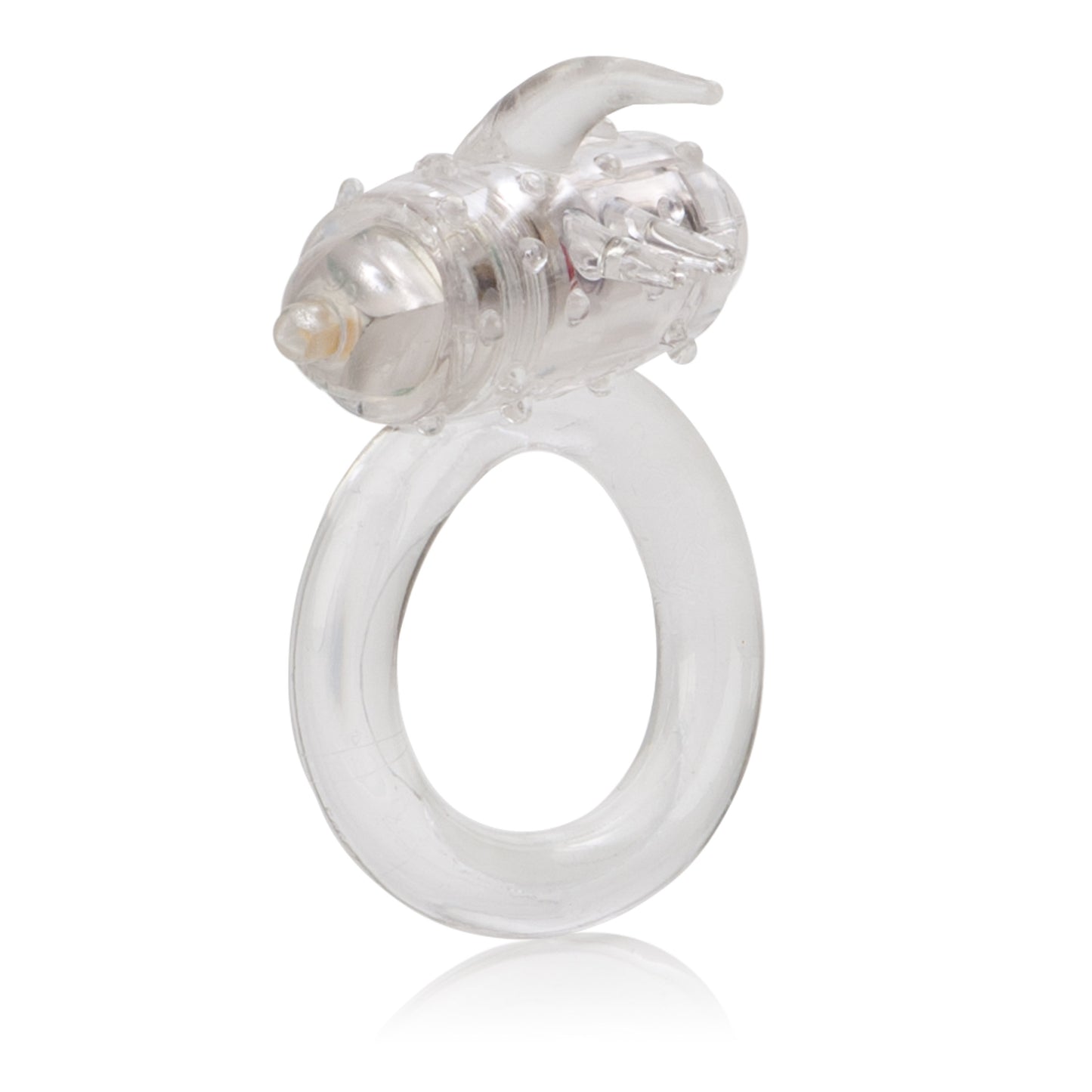 CalExotics Silicone One Touch Enhancer with Micro Stimulator – Clear
