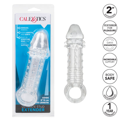 CalExotics Ultimate Stud Extender Male Enhancer – Clear