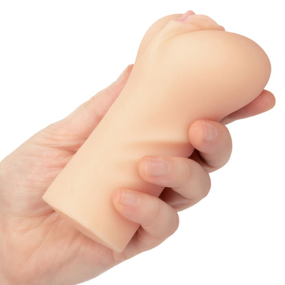 CalExotics Cheap Thrills The First Time Masturbator – Compact, Textured Sleeve – 5.25 Inches