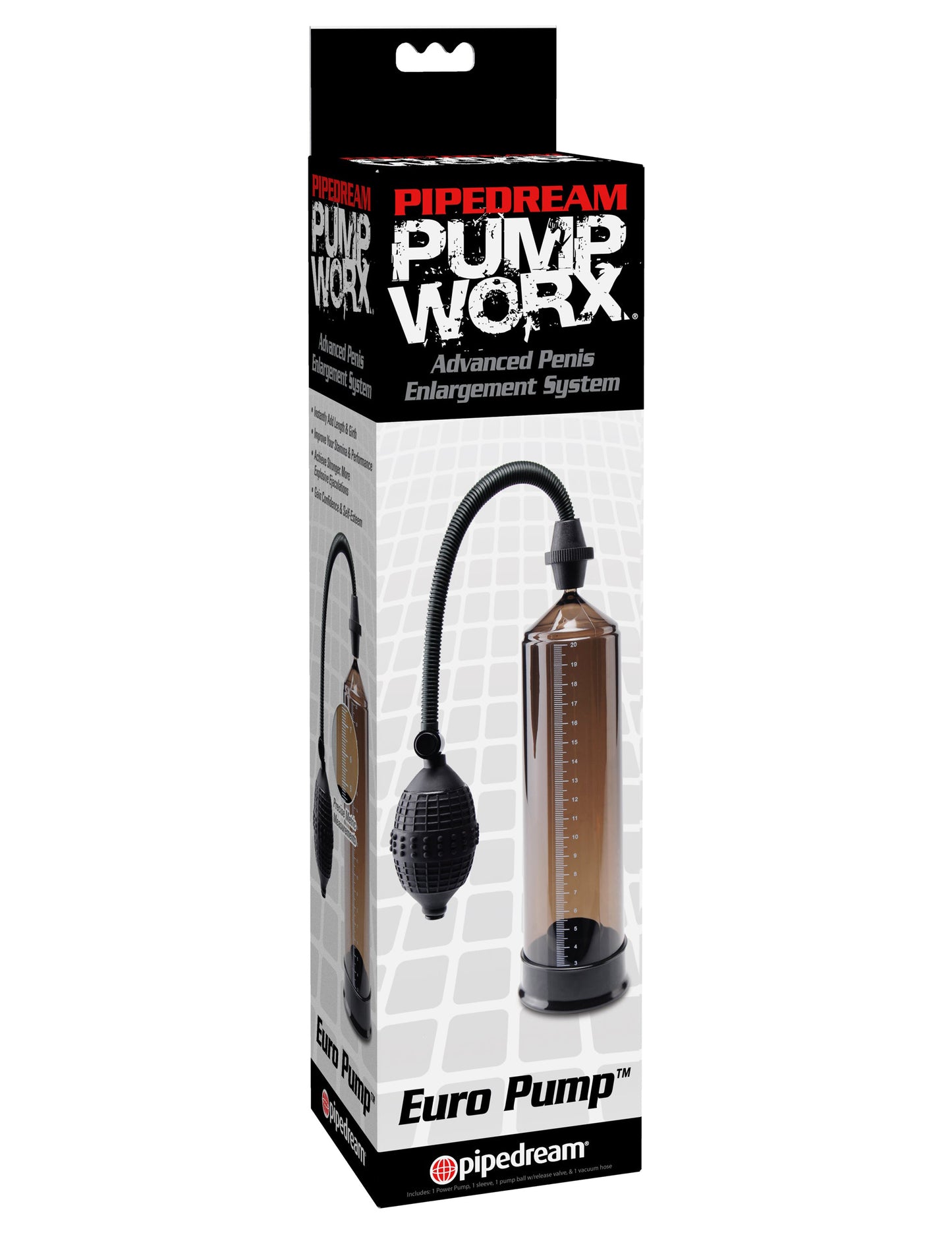 Pipedream Euro Pump - Penis Enlargement Pump - Black