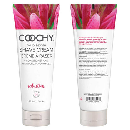Coochy Oh So Smooth Shave Cream - Seduction - 7.2 Oz - Gentle Formula for All Skin Types
