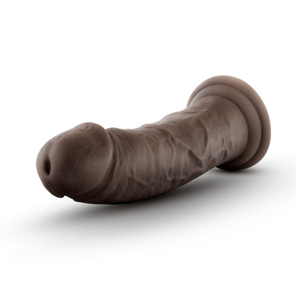 Blush Au Naturel 8 Inch Dildo with Suction Cup - Chocolate