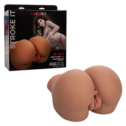 CalExotics Stroke It BBL Booty Stroker – Brown – Realistic Pleasure Experience