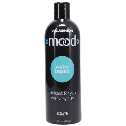Doc Johnson Mood Water Based Lube - 16 Fl. Oz. - Multipurpose Lubricant
