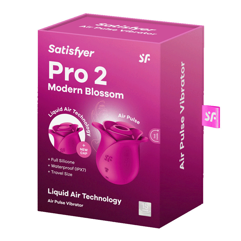Satisfyer Pro 2 Modern Blossom - Hot Pink Clitoral Stimulator with Air Pulse Technology