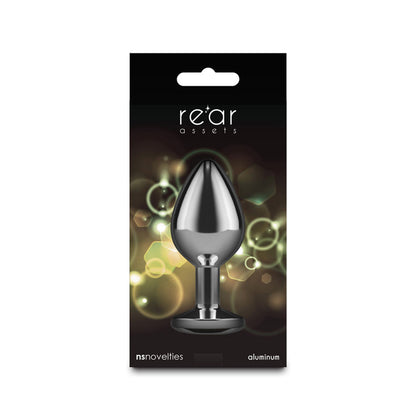 NS Novelties Rear Assets Silver Medium Anal Toy – Yellow