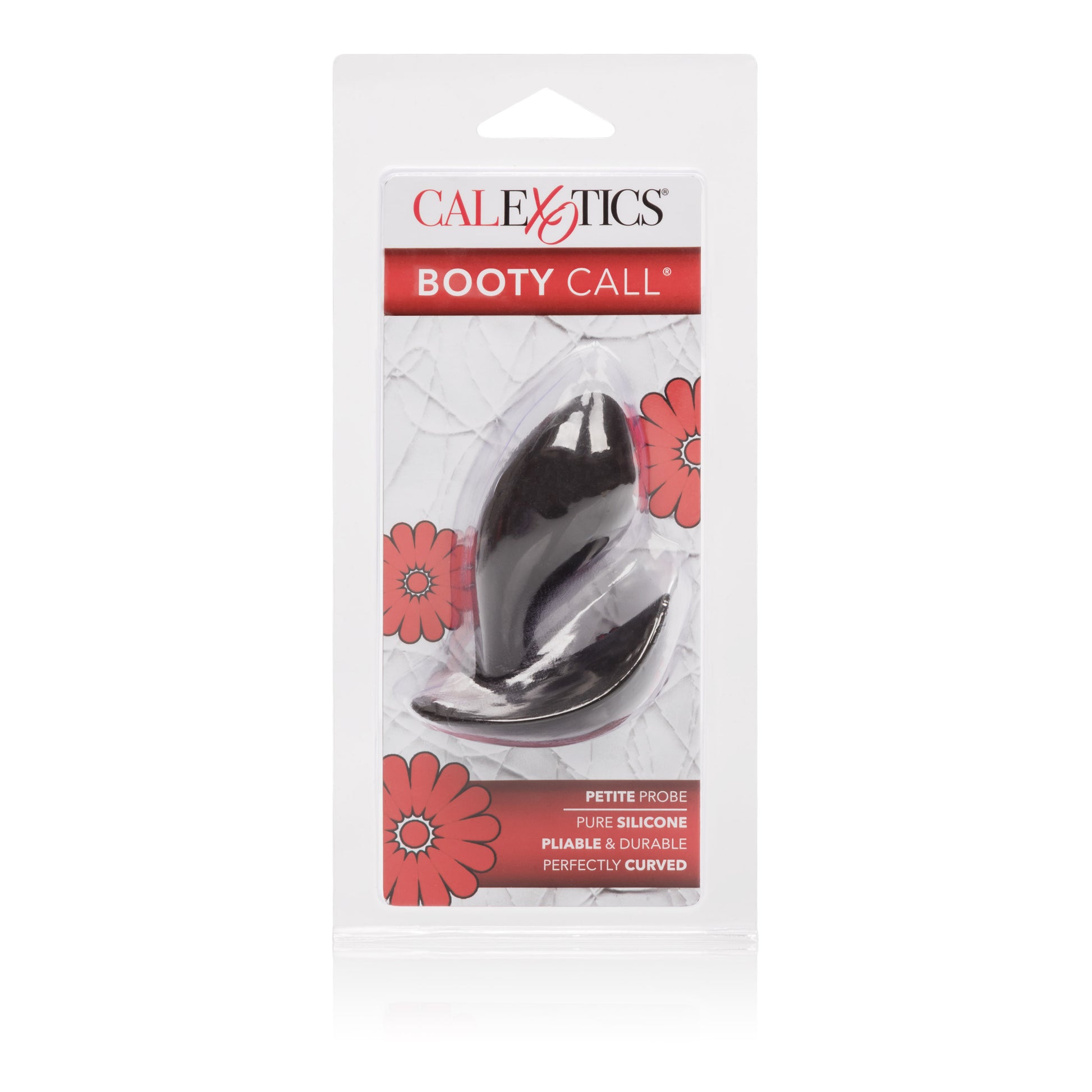 CalExotics Booty Call Petite Probe - Black - Flexible Silicone Anal Probe