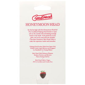 Goodhead Honeymoon Head Kit – Helping Head Stroker with Strawberry Flavor
