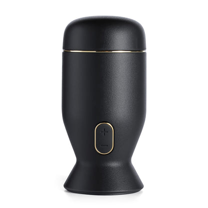 Priti Automatic Rotating Penis Stimulator - Black - 7 Rotating Patterns