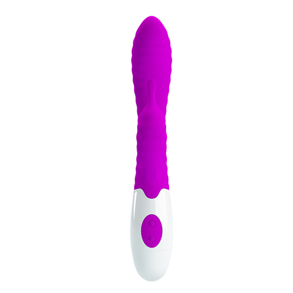 Pretty Love Hyman G-Spot Vibrator – 30 Function Curved Design – Purple
