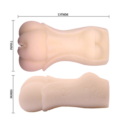 Pretty Love Crazy Bull No Lube Masturbator Sleeve – Realistic Beige