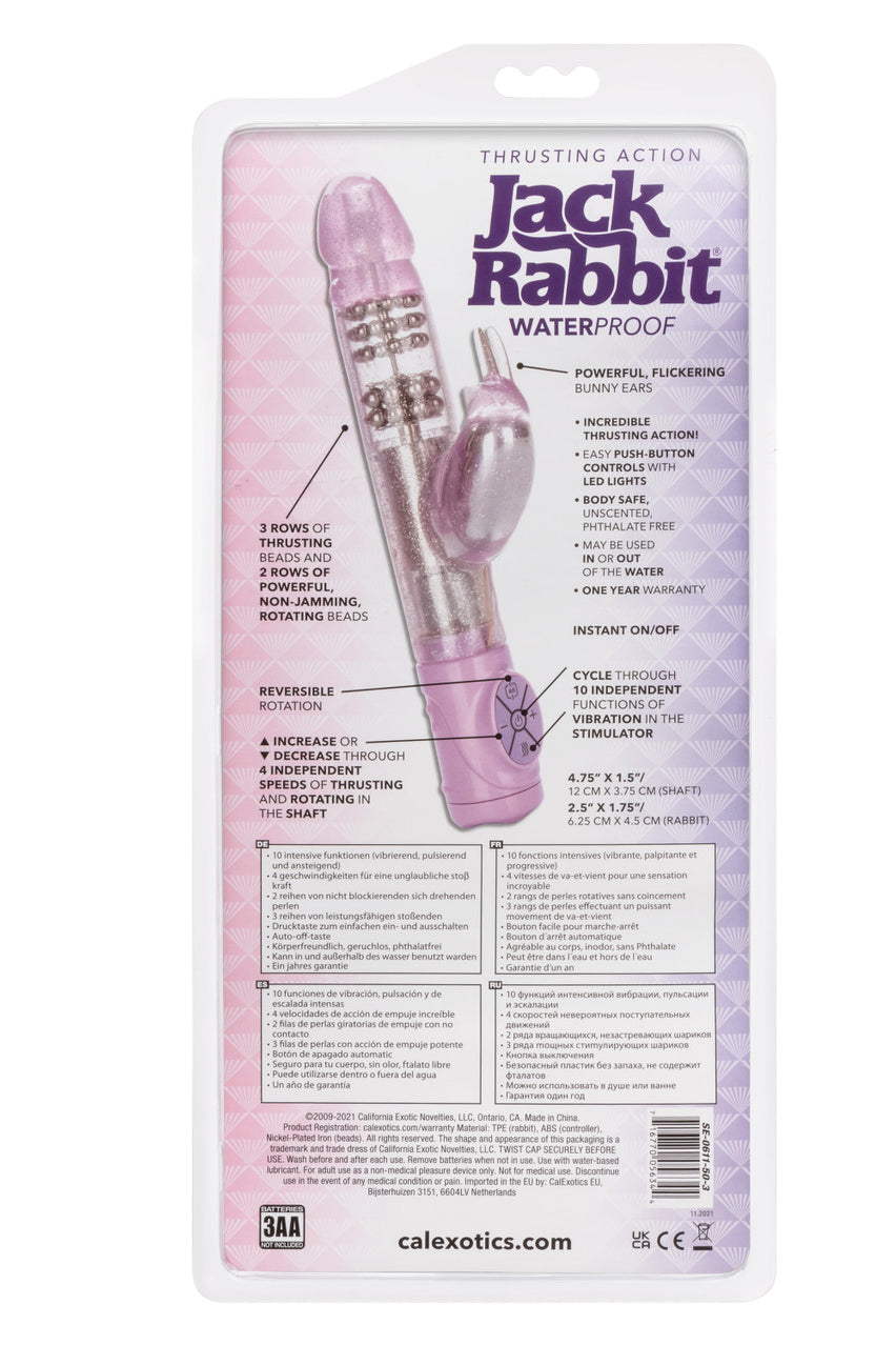 CalExotics Thrusting Jack Rabbit – Purple – Multi-Function Vibrator