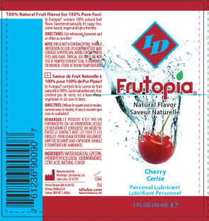 I.D. Frutopia Natural Flavor Cherry Lubricant – 1 Oz