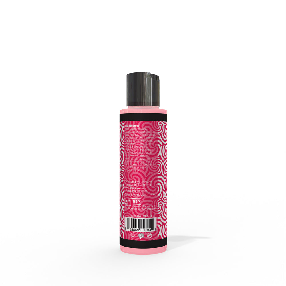 Sensuva Handi Pop Handjob Massage Gel – Strawberry Flavor – 4.2 Oz