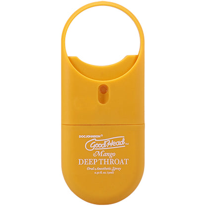 Doc Johnson GoodHead Deep Throat Spray To-Go – Mango Flavor – 0.30 fl oz