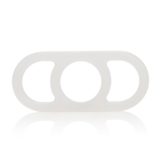 CalExotics Commander Erect Enhancer - Stretchy Erection Ring - White