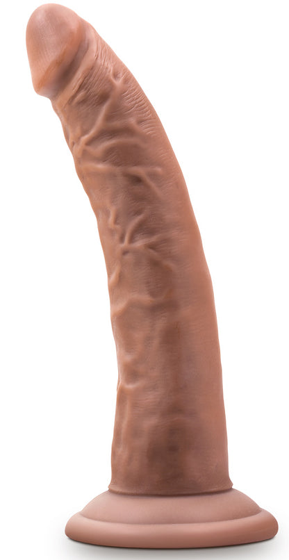 Au Naturel Jack 7 Inch Dildo with Suction Cup - Mocha