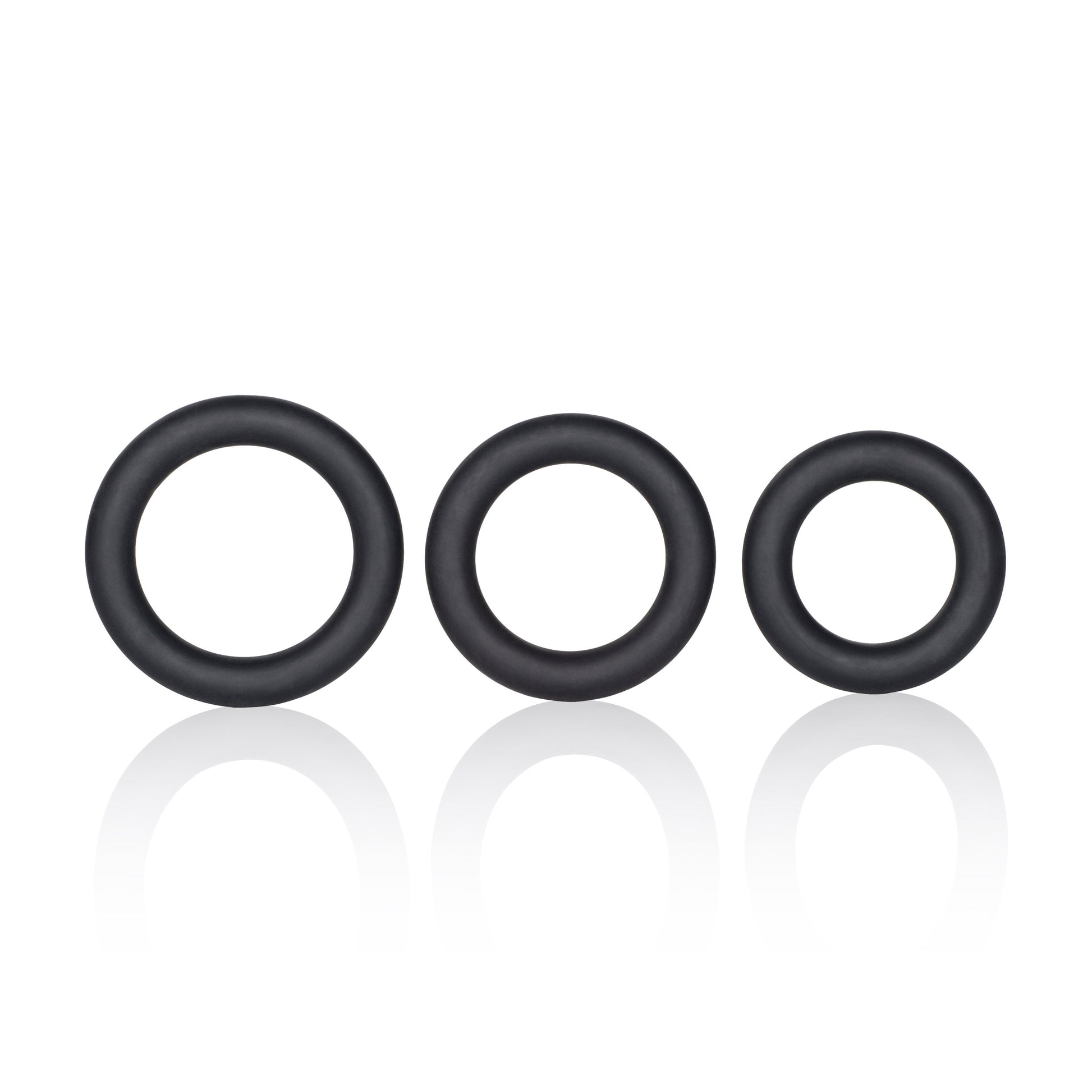 Dr. Joel Kaplan Silicone Support Rings - Black - Set of 3 Sizes