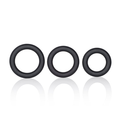 Dr. Joel Kaplan Silicone Support Rings - Black - Set of 3 Sizes