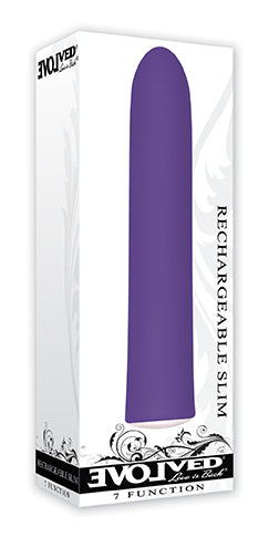 Evolved Novelties Rechargeable Slim Vibrator – Purple