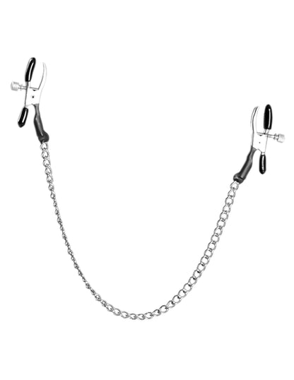 Pipedream Fetish Fantasy Series Alligator Nipple Clamps – Adjustable Pressure – Silver