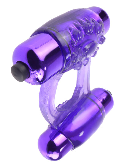 Fantasy C-Ringz Duo-Vibrating Super Ring – Purple