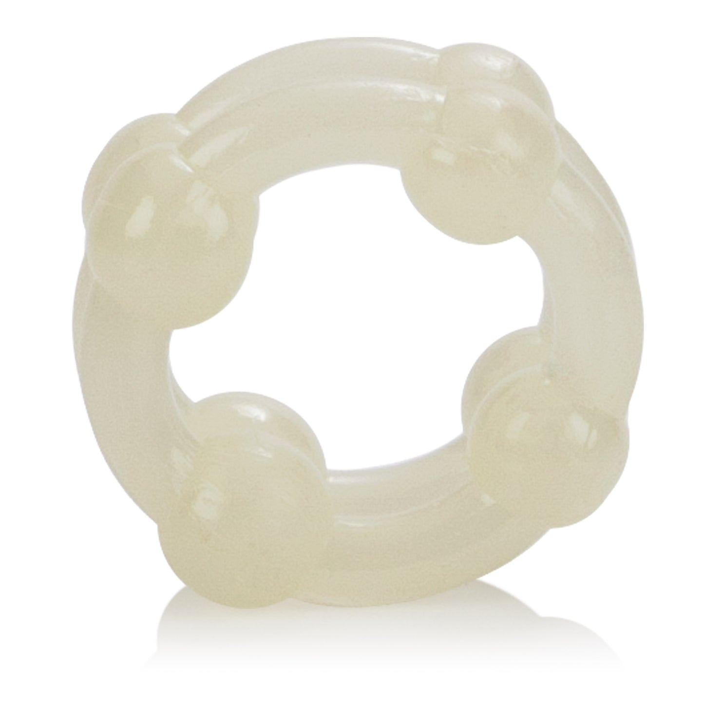 CalExotics Island Rings Double Stacker – Glow-in-the-Dark Erection Enhancer