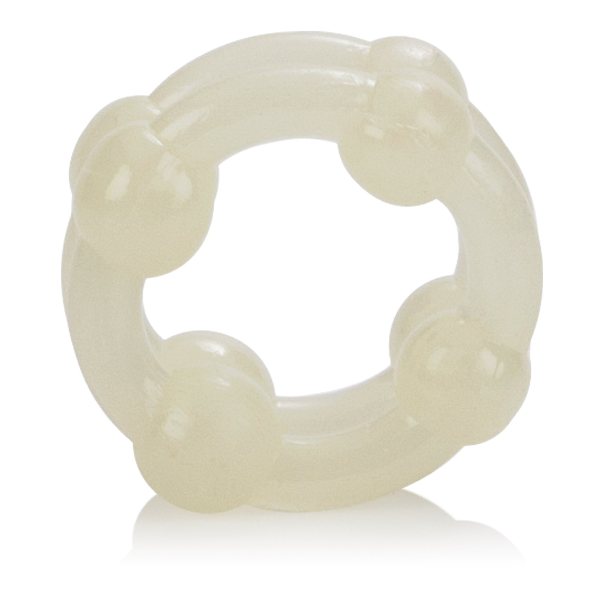 CalExotics Island Rings Double Stacker – Glow-in-the-Dark Erection Enhancer
