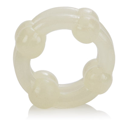 CalExotics Island Rings Double Stacker – Glow-in-the-Dark Erection Enhancer