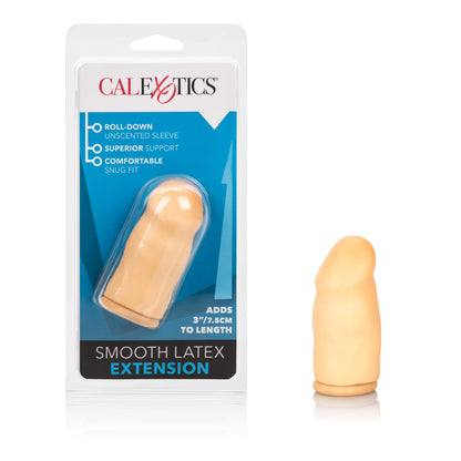 CalExotics 3 Inch Smooth Latex Extension – Ivory
