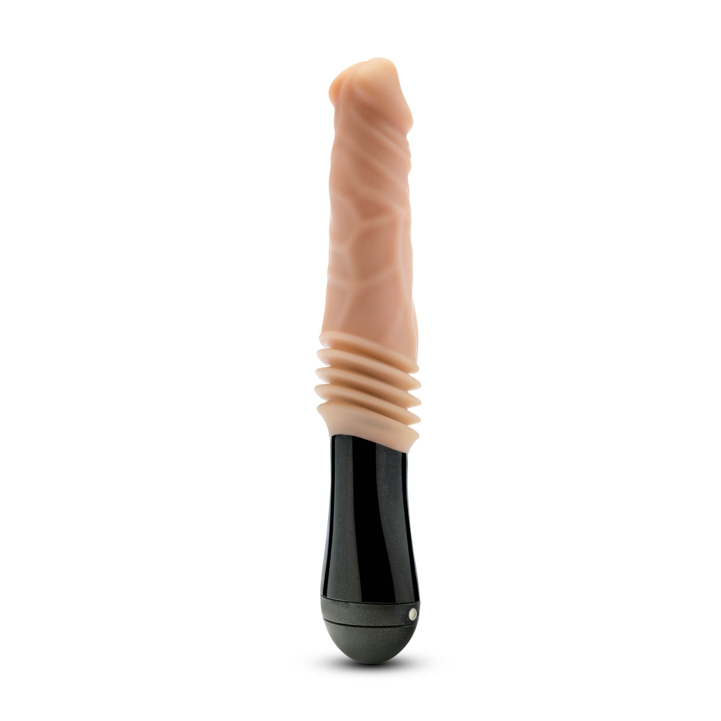 Dr. Skin Dr. Knight Thrusting Gyrating Vibrating Dildo - Beige