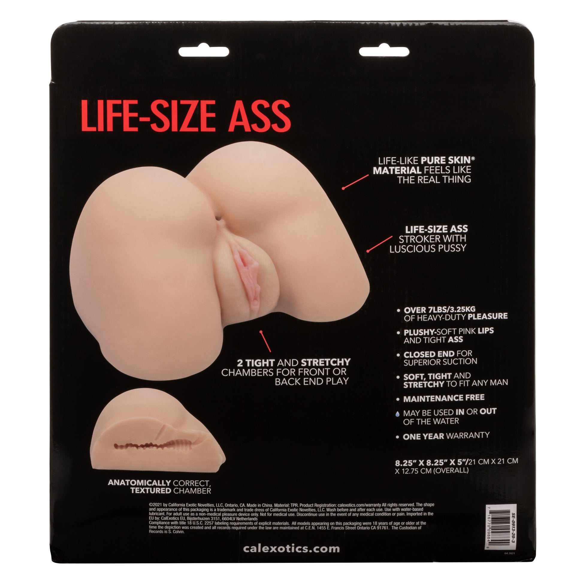 CalExotics Stroke It Life-Size Ass Stroker – Ivory
