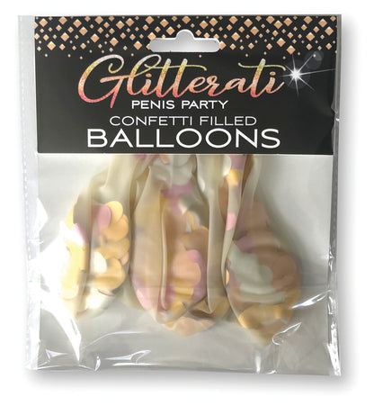 Little Genie Glitterati Penis Party Confetti Balloon – Festive Decoration