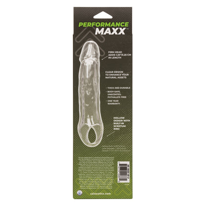 CalExotics Performance Maxx Clear Extension 5.5 Inch Hollow Design - Clear