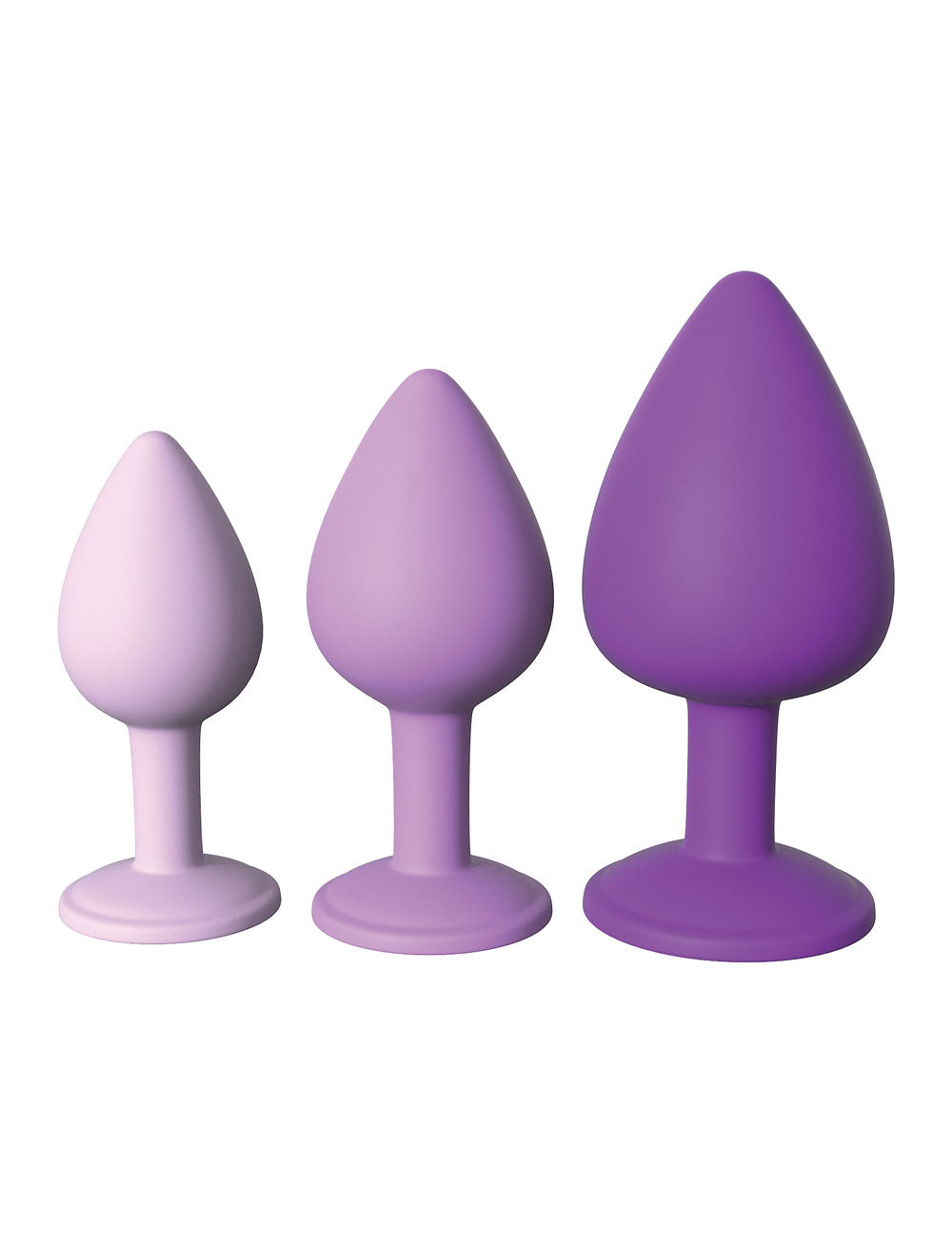Fantasy for Her Her Little Gems Trainer Set – Purple – 3 Sizes for Anal Training
