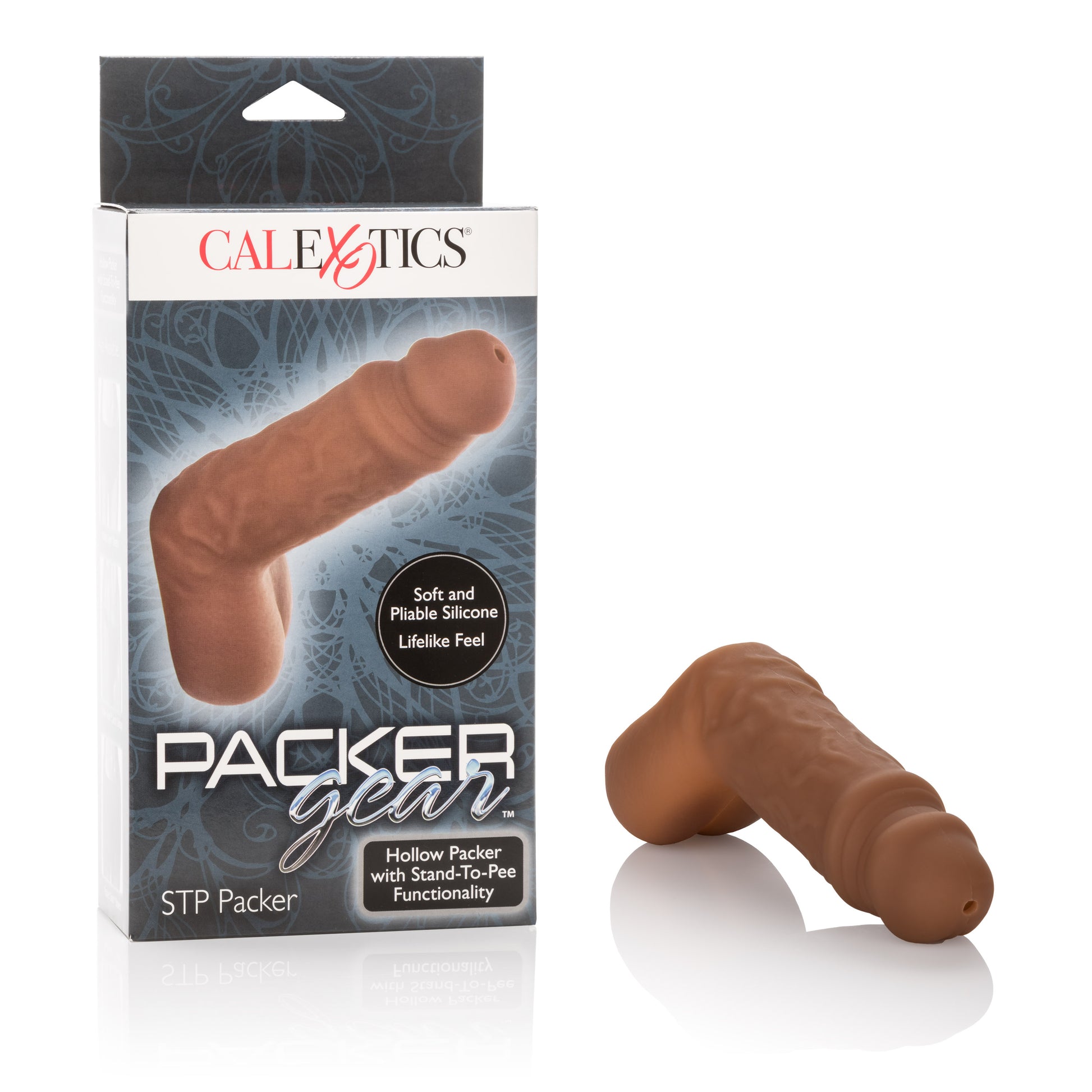 Packer Gear 5 Inch Stand-to-Pee Packer - Brown