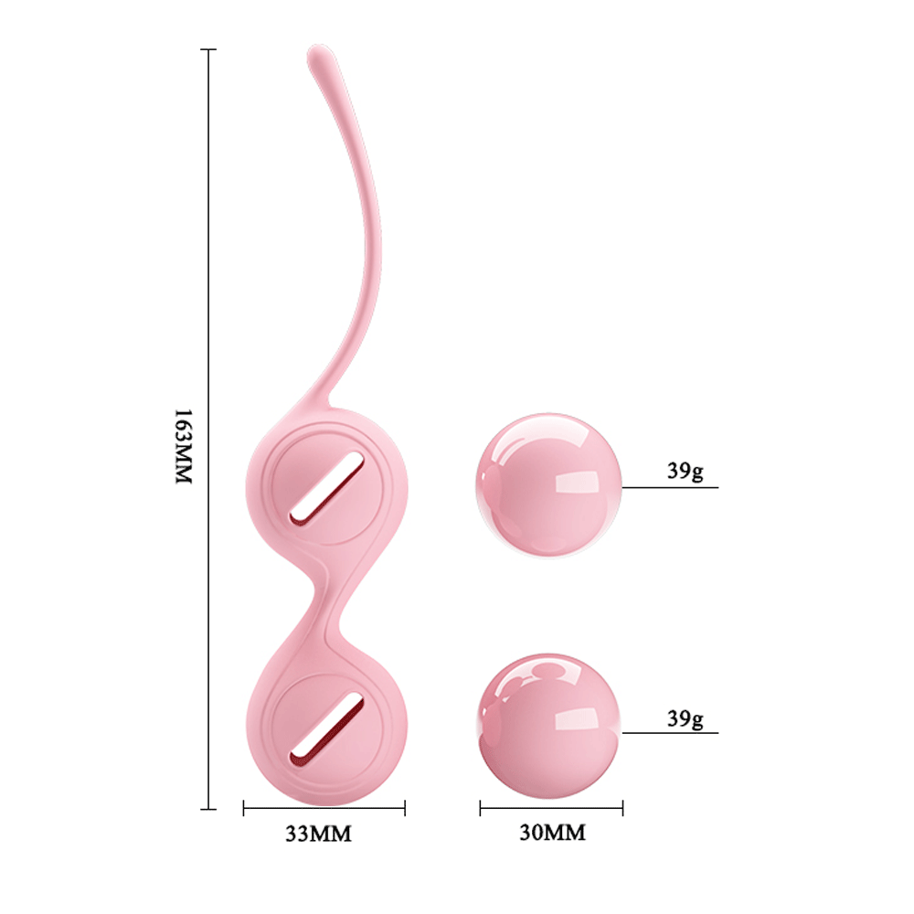 Pretty Love Kegel Tighten Up 1 Kegel Balls – Pink