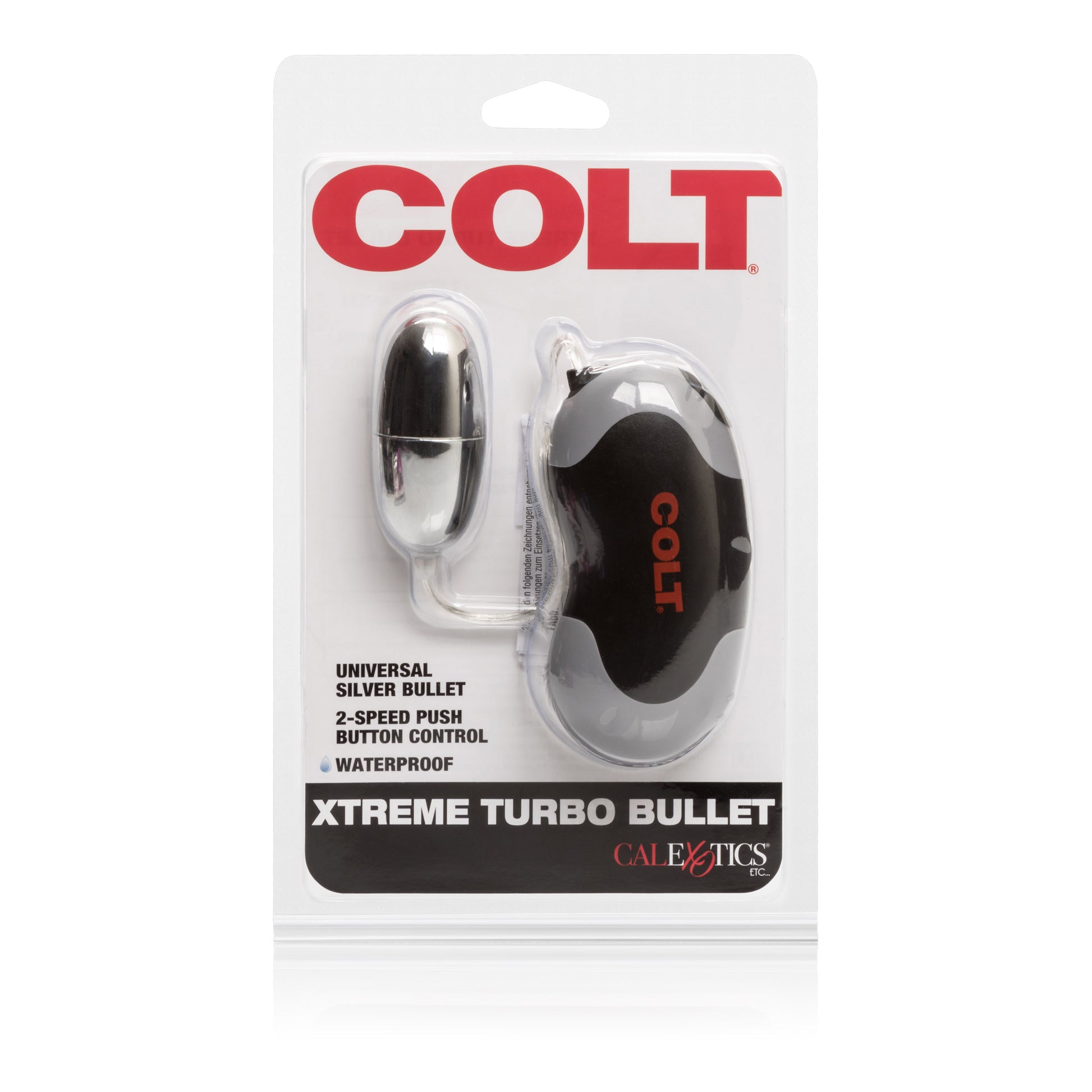 CalExotics Colt Xtreme Turbo Bullet – Silver Vibrating Power Pack