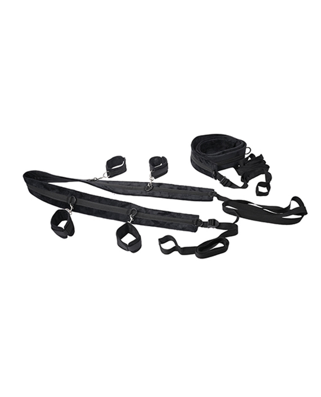 Sportsheets No Matter Where Bondage Restraint System – Black
